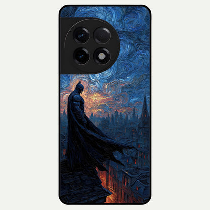  Dark Knight Dusk Glass Case For OnePlus 11R back cover – full design glossy printed glass finish