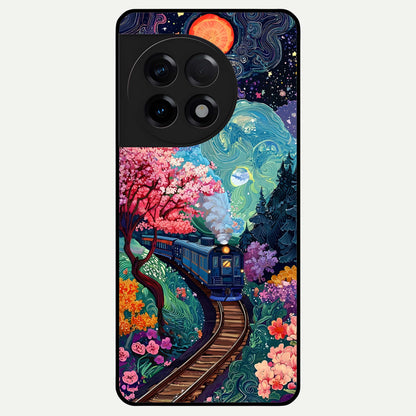  Digital Art Glass Case For OnePlus 11R back cover – full design glossy printed glass finish