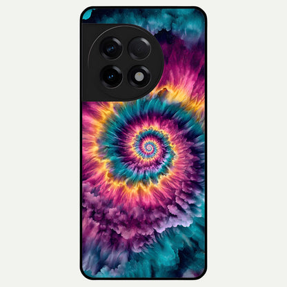  Galactic Spiral Burst Glass Case For OnePlus 11R back cover – full design glossy printed glass finish