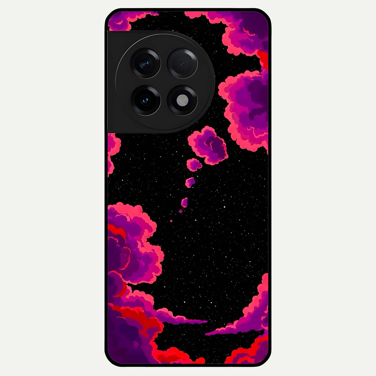  Galaxy Dream Frame Glass Case For OnePlus 11R back cover – full design glossy printed glass finish