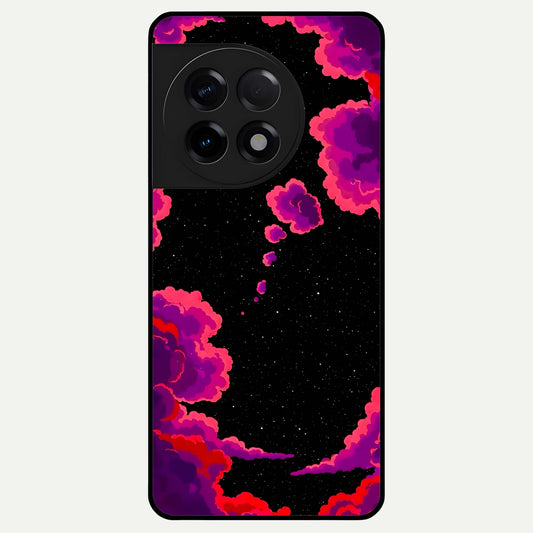  Galaxy Dream Frame Glass Case For OnePlus 11R back cover – full design glossy printed glass finish