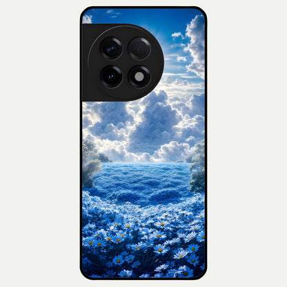  Heavenly Daisy Horizon Glass Case For OnePlus 11R back cover – full design glossy printed glass finish