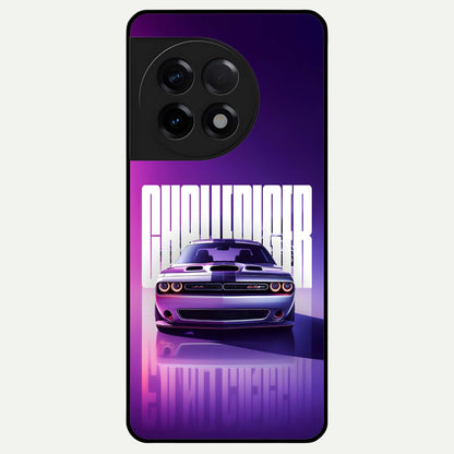  Midnight Muscle Ride Glass Case For OnePlus 11R back cover – full design glossy printed glass finish
