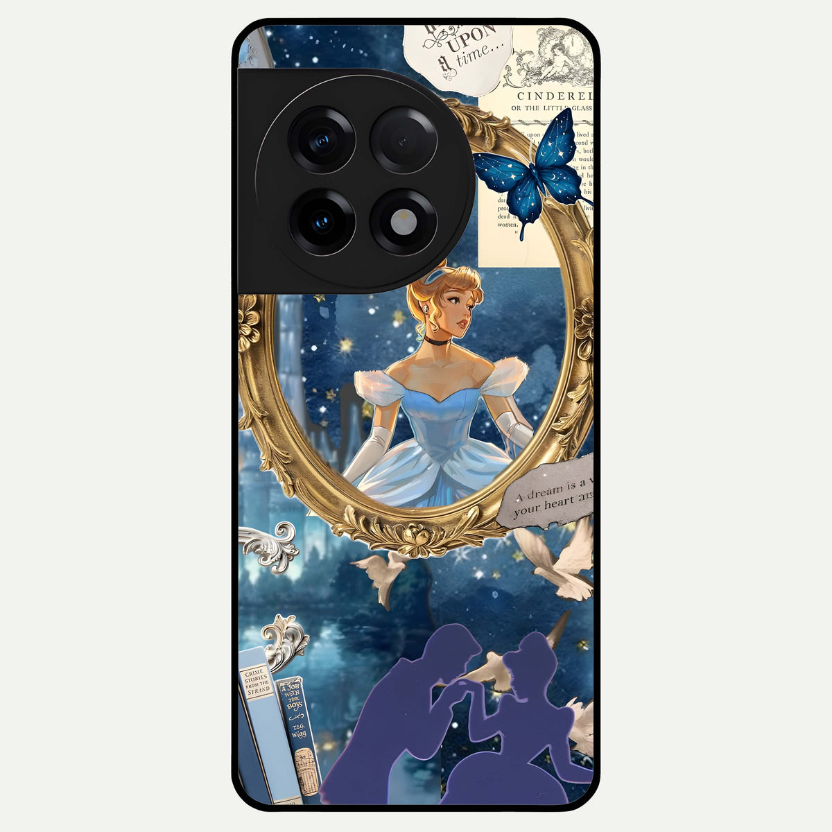  Midnight Queen Glass Case For OnePlus 11R back cover – full design glossy printed glass finish