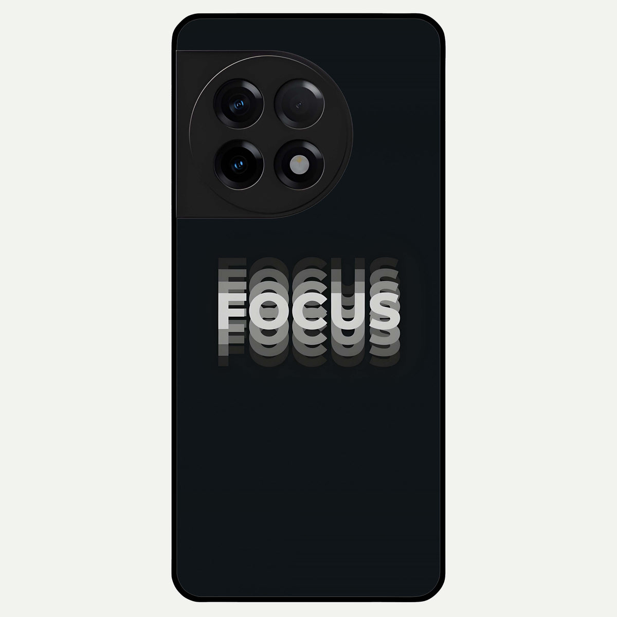  Mono Focus Vision Glass Case For OnePlus 11R back cover – full design glossy printed glass finish