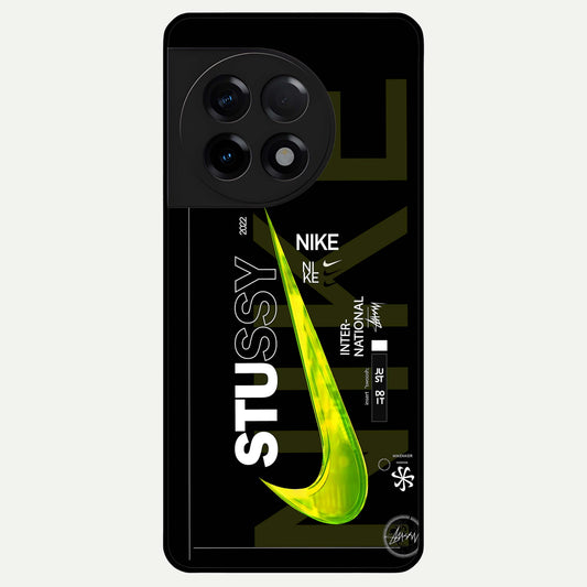 Neon Street Edition Glass Case For OnePlus 11R back cover – full design glossy printed glass finish