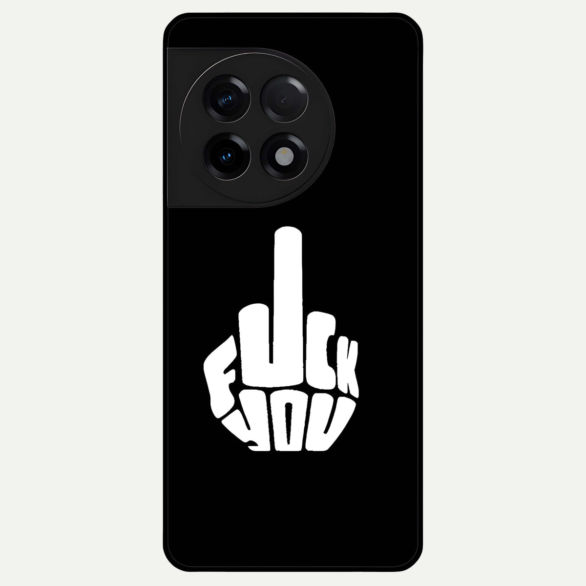  Rebel Mode On Glass Case For OnePlus 11R back cover – full design glossy printed glass finish