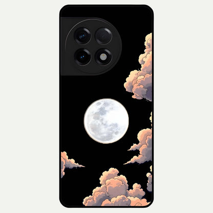  Shade Cloud Moon Glass Case For OnePlus 11R back cover – full design glossy printed glass finish
