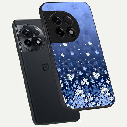  Blue Starry phone case For OnePlus 11R showing premium glass back cover with detailed artwork