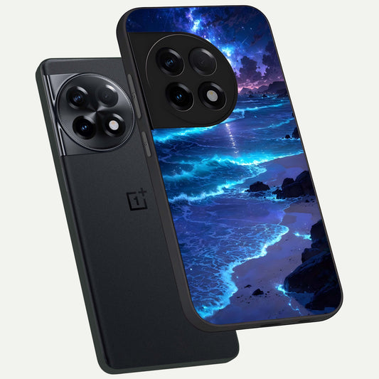 Classic Damn Look phone case For OnePlus 11R showing premium glass back cover with detailed artwork