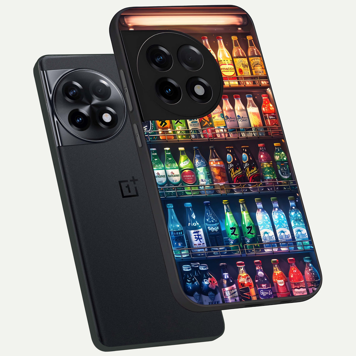  Colorfull Tree phone case For OnePlus 11R showing premium glass back cover with detailed artwork