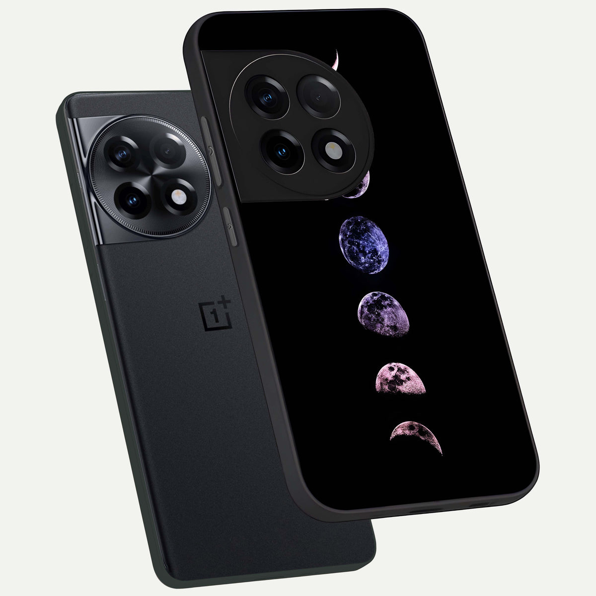  Crimson All Planets phone case For OnePlus 11R showing premium glass back cover with detailed artwork