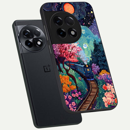  Digital Art phone case For OnePlus 11R showing premium glass back cover with detailed artwork