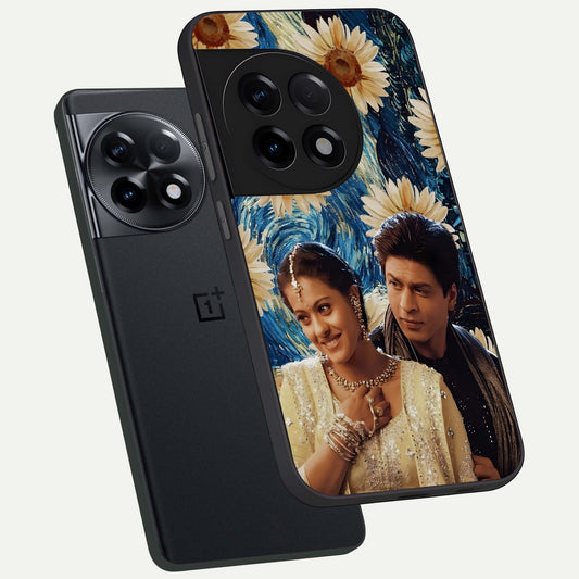  Eternal Love Story phone case For OnePlus 11R showing premium glass back cover with detailed artwork