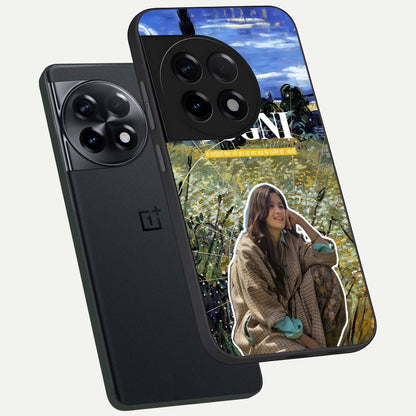  Jugni Soul Vibes phone case For OnePlus 11R showing premium glass back cover with detailed artwork