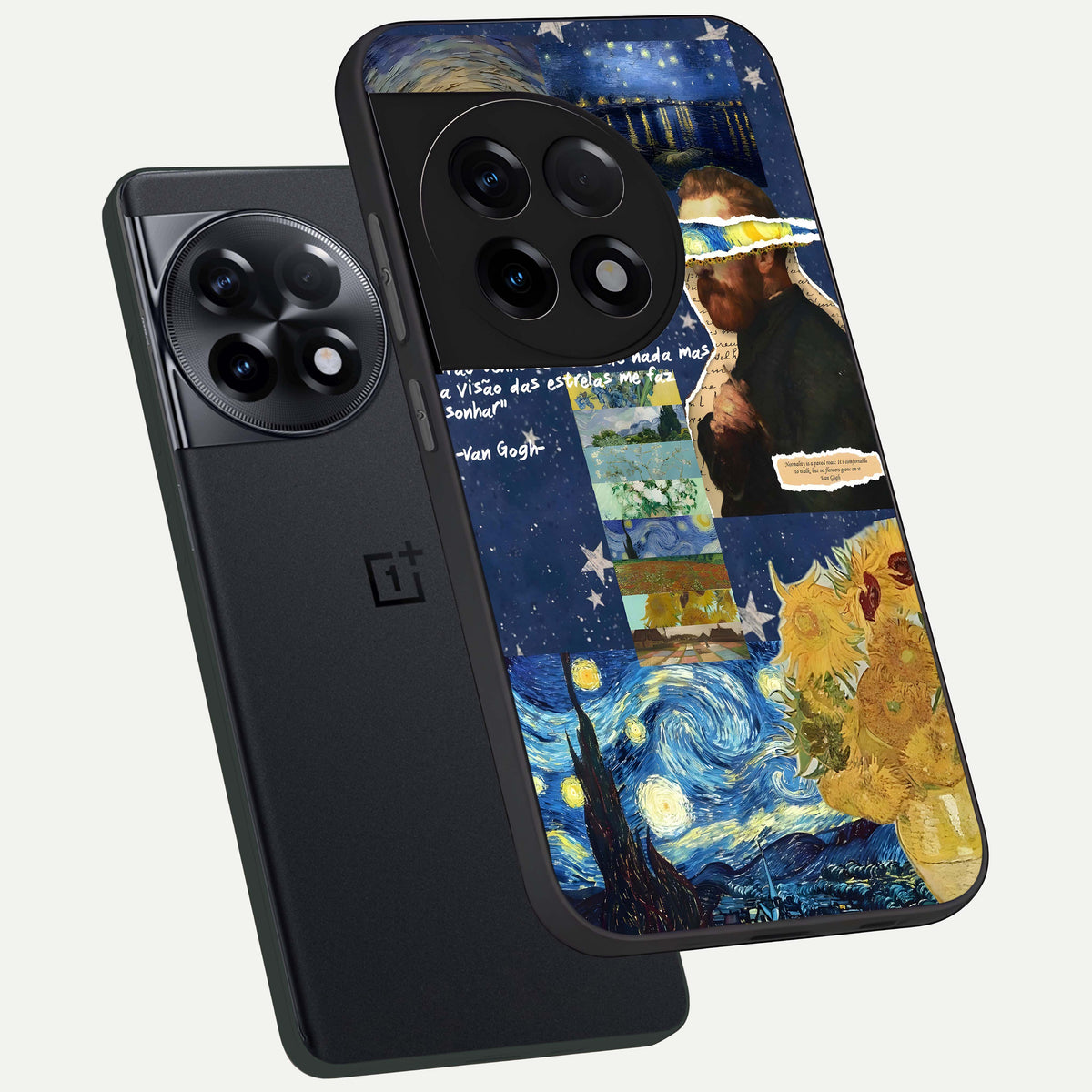  Starry Dream Vision phone case For OnePlus 11R showing premium glass back cover with detailed artwork
