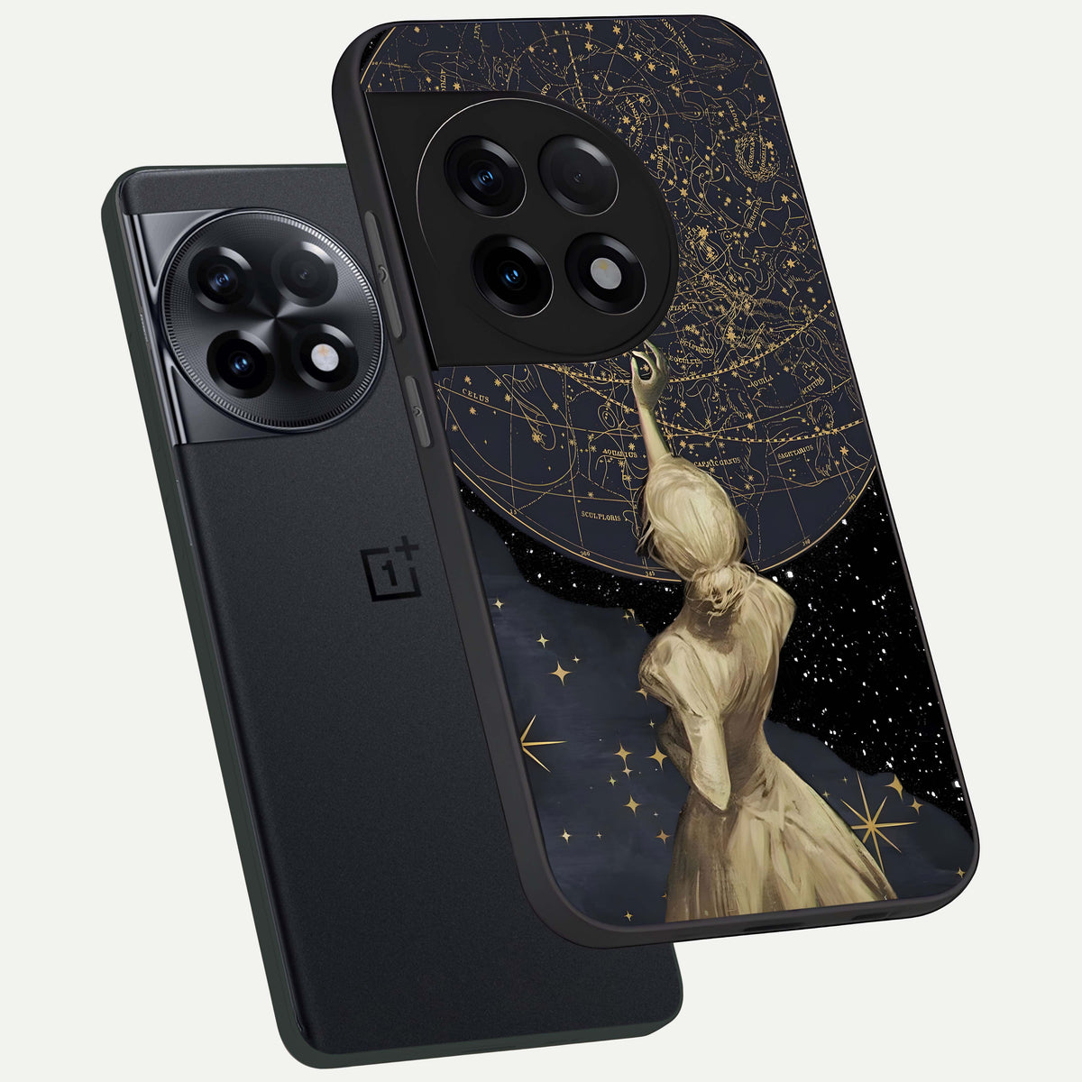 Taylor Swift Girl phone case For OnePlus 11R showing premium glass back cover with detailed artwork