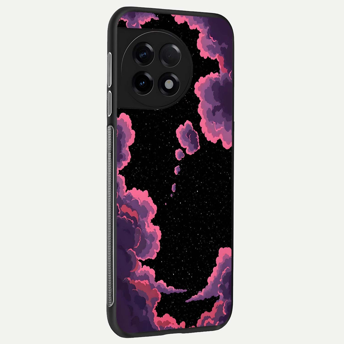  Cosmic Cloud Journey back cover For OnePlus 11R slim fit glass case with vibrant aesthetic design