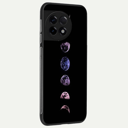  Crimson All Planets back cover For OnePlus 11R slim fit glass case with vibrant aesthetic design