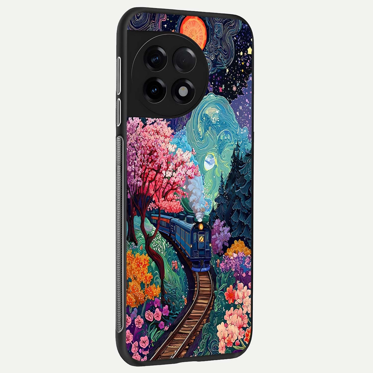  Digital Art back cover For OnePlus 11R slim fit glass case with vibrant aesthetic design