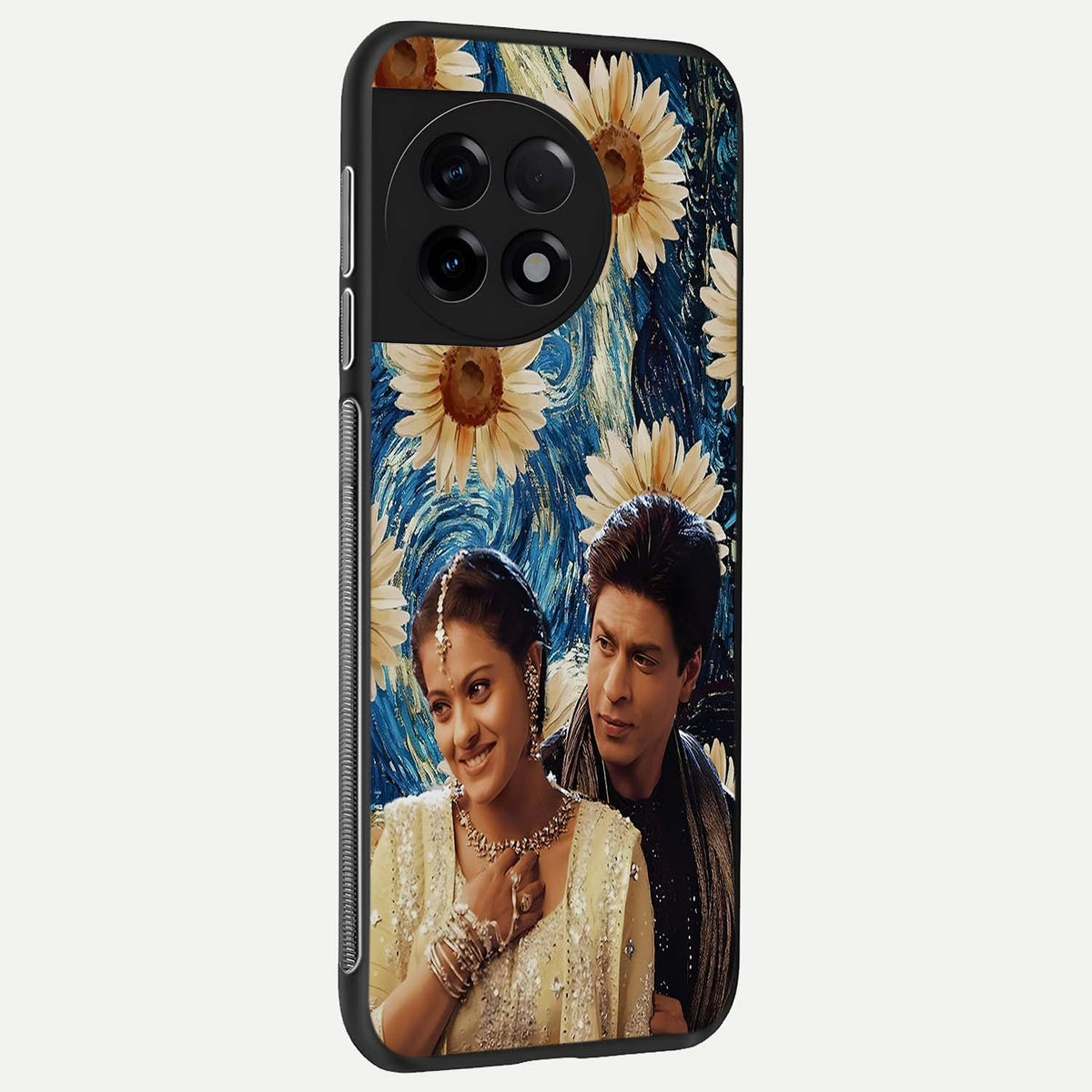  Eternal Love Story back cover For OnePlus 11R slim fit glass case with vibrant aesthetic design