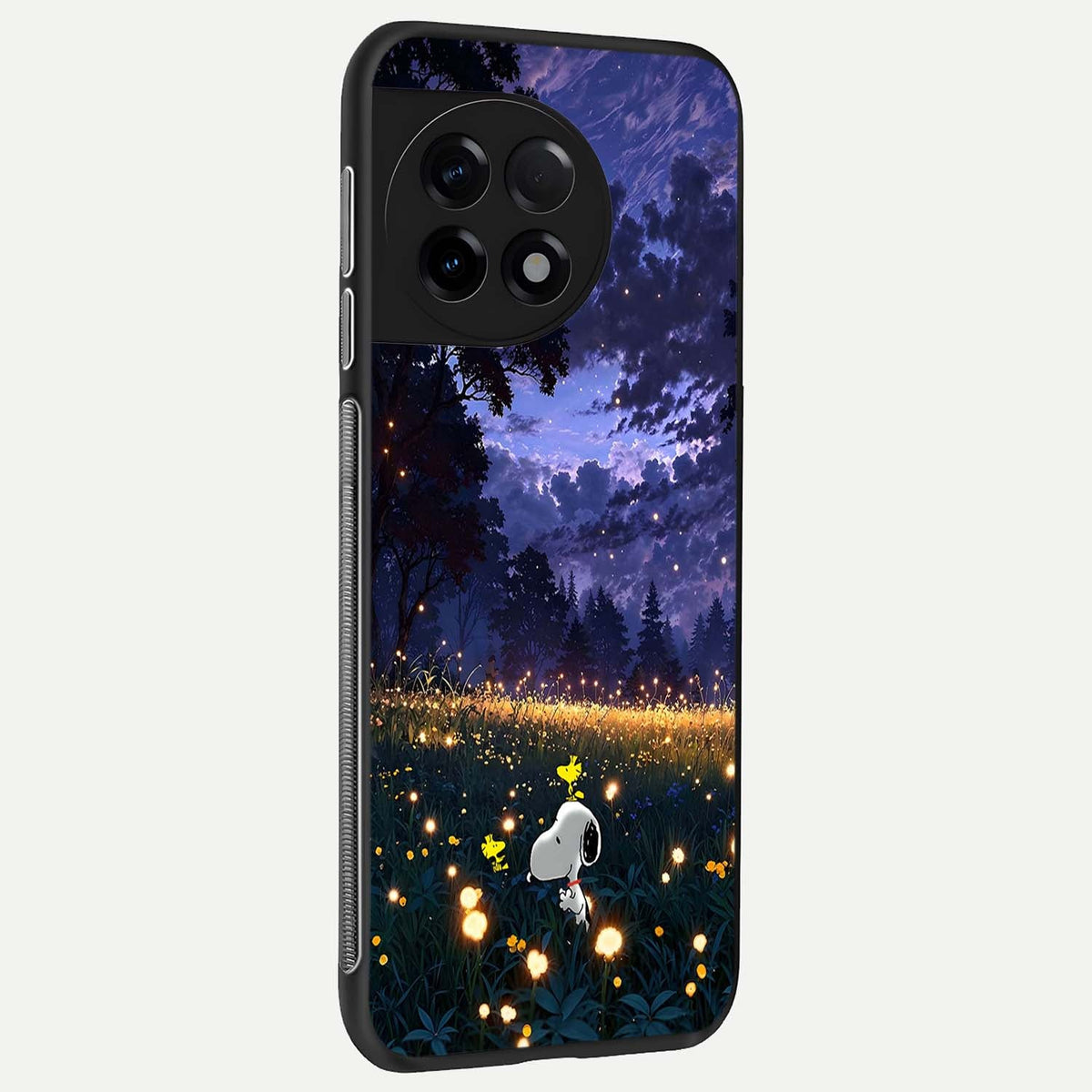  Firefly Meadow Magic back cover For OnePlus 11R slim fit glass case with vibrant aesthetic design