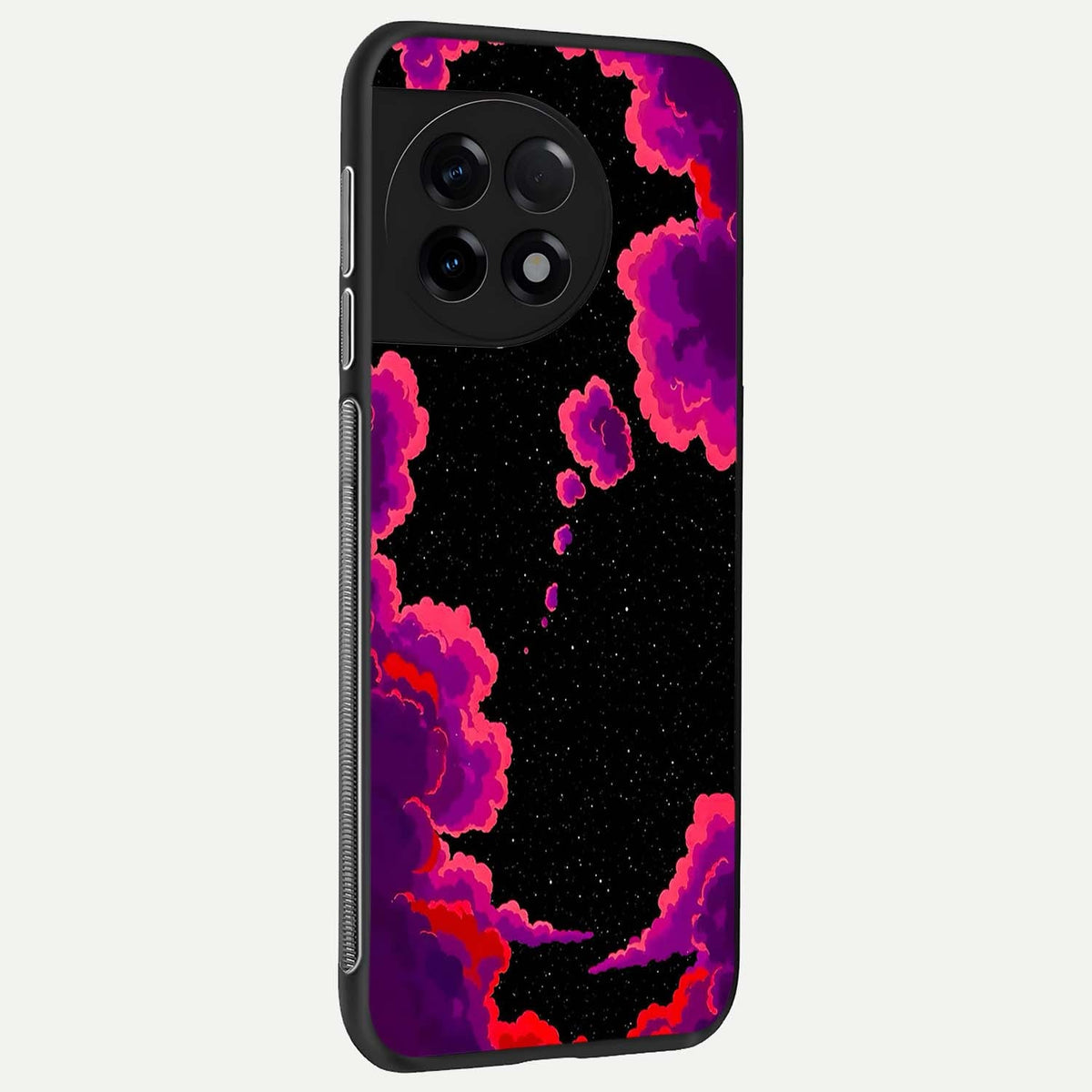  Galaxy Dream Frame back cover For OnePlus 11R slim fit glass case with vibrant aesthetic design