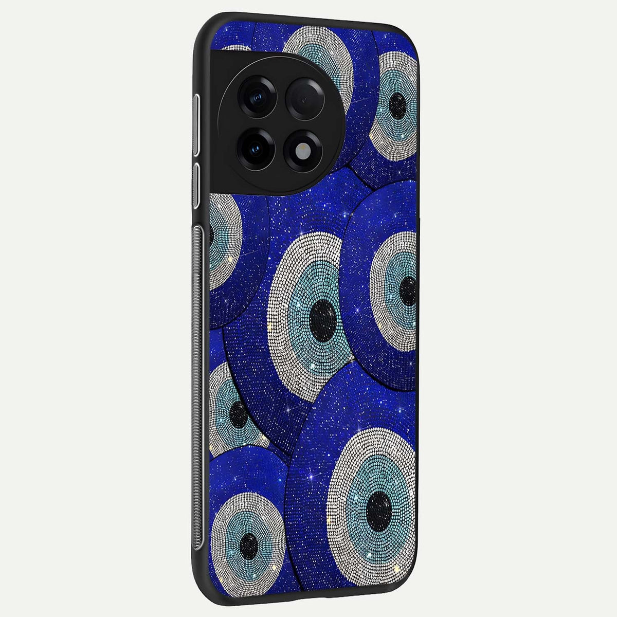  Galaxy Eye Flow back cover For OnePlus 11R slim fit glass case with vibrant aesthetic design