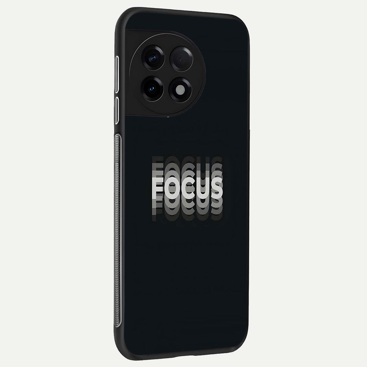  Mono Focus Vision back cover For OnePlus 11R slim fit glass case with vibrant aesthetic design
