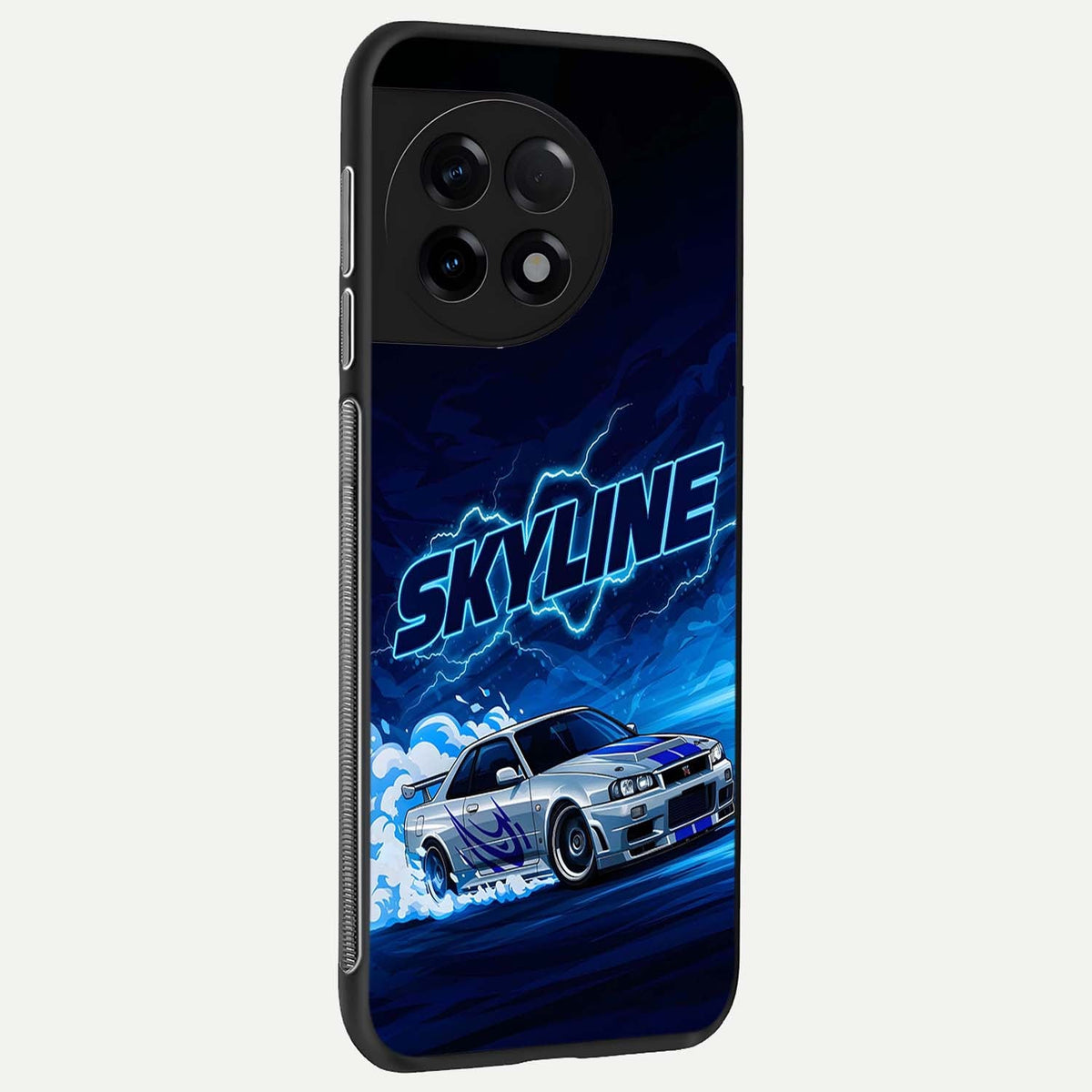  Neon Drift Beast back cover For OnePlus 11R slim fit glass case with vibrant aesthetic design