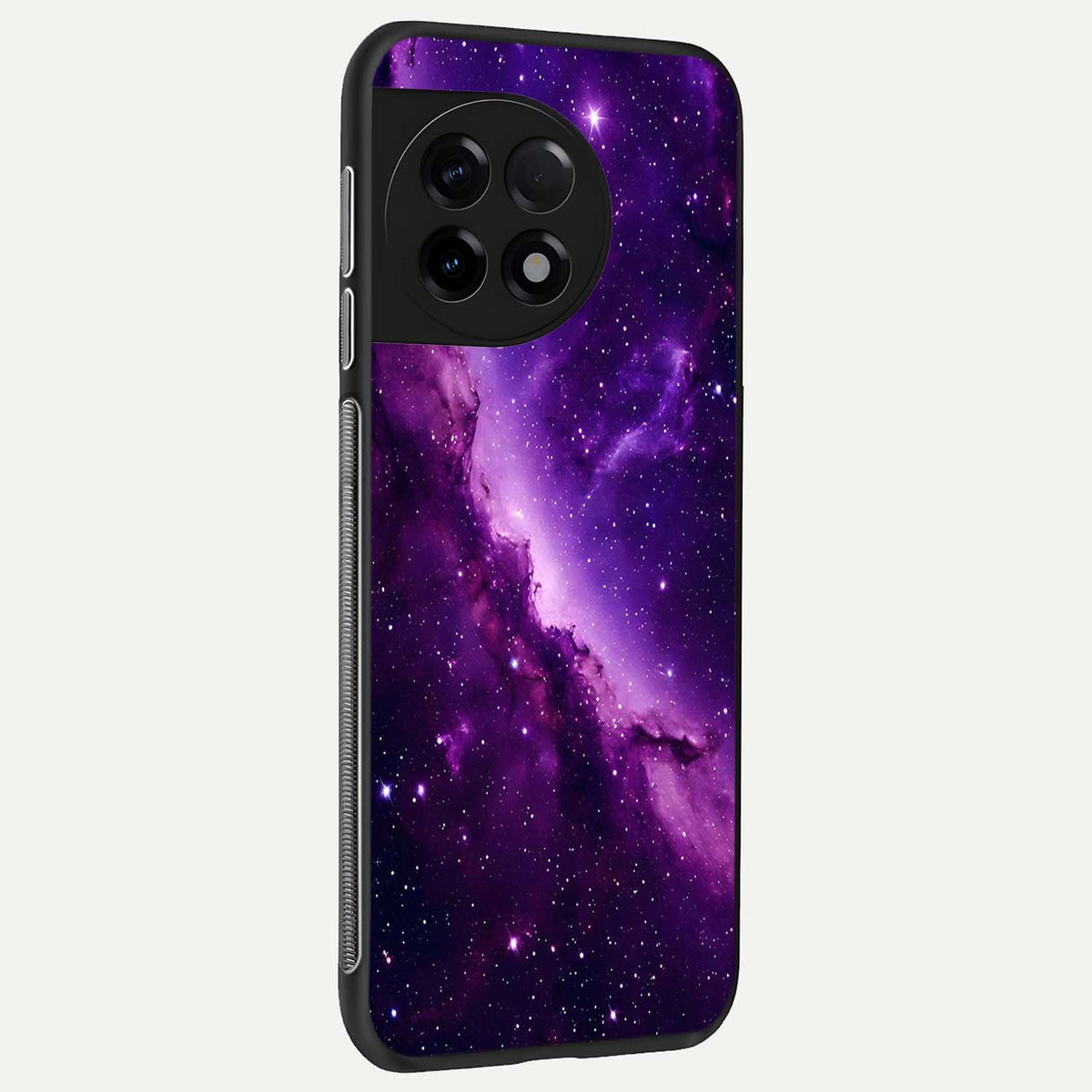  Purple Shade Sky back cover For OnePlus 11R slim fit glass case with vibrant aesthetic design