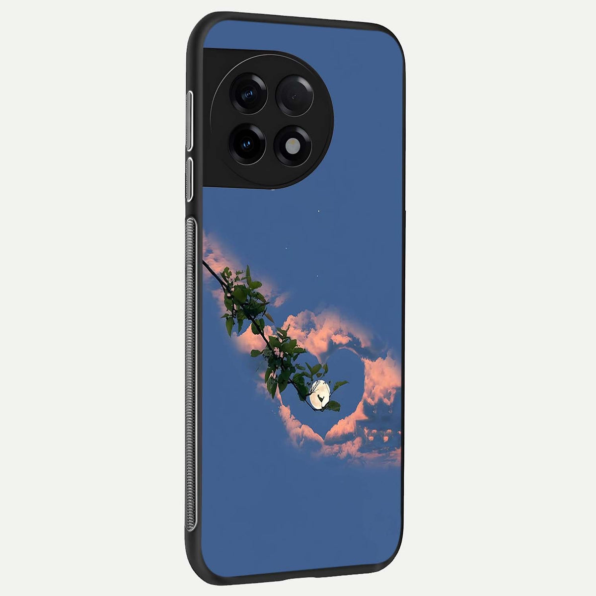  Sky Under Tree back cover For OnePlus 11R slim fit glass case with vibrant aesthetic design