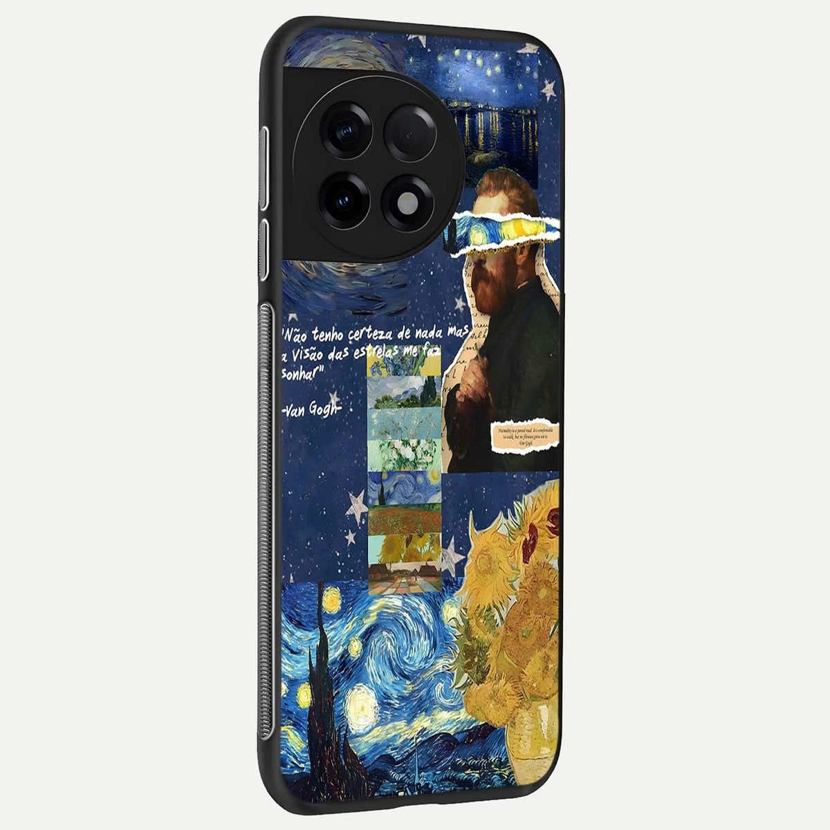  Starry Dream Vision back cover For OnePlus 11R slim fit glass case with vibrant aesthetic design