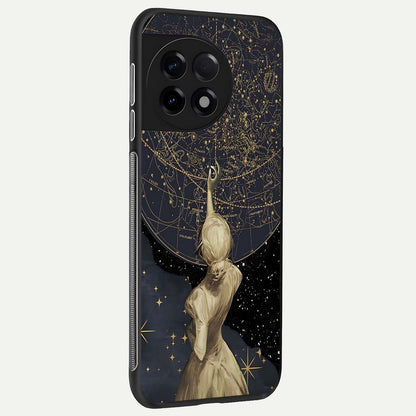  Taylor Swift Girl back cover For OnePlus 11R slim fit glass case with vibrant aesthetic design