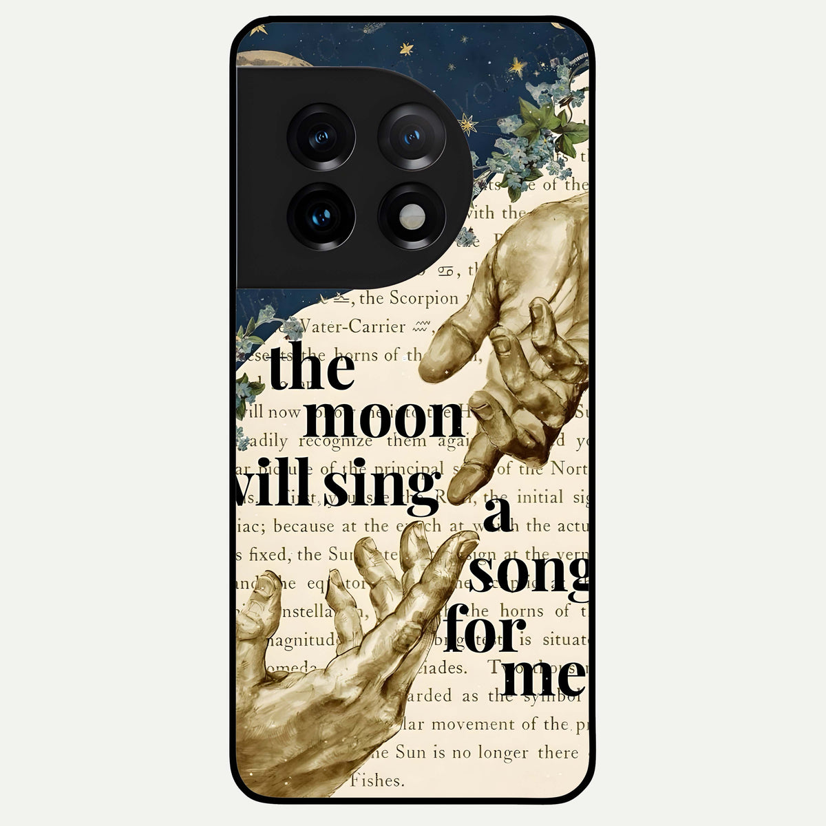  Aesthetic Divine Glass Case For OnePlus 11 back cover – full design glossy printed glass finish
