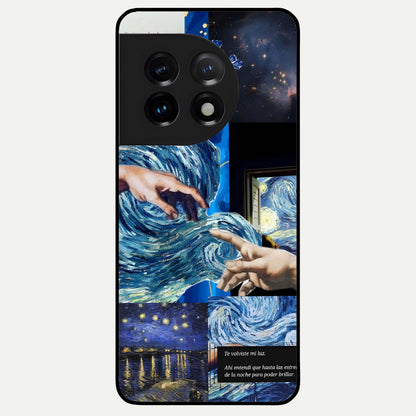  Aesthetic Vando Hands Glass Case For OnePlus 11 back cover – full design glossy printed glass finish