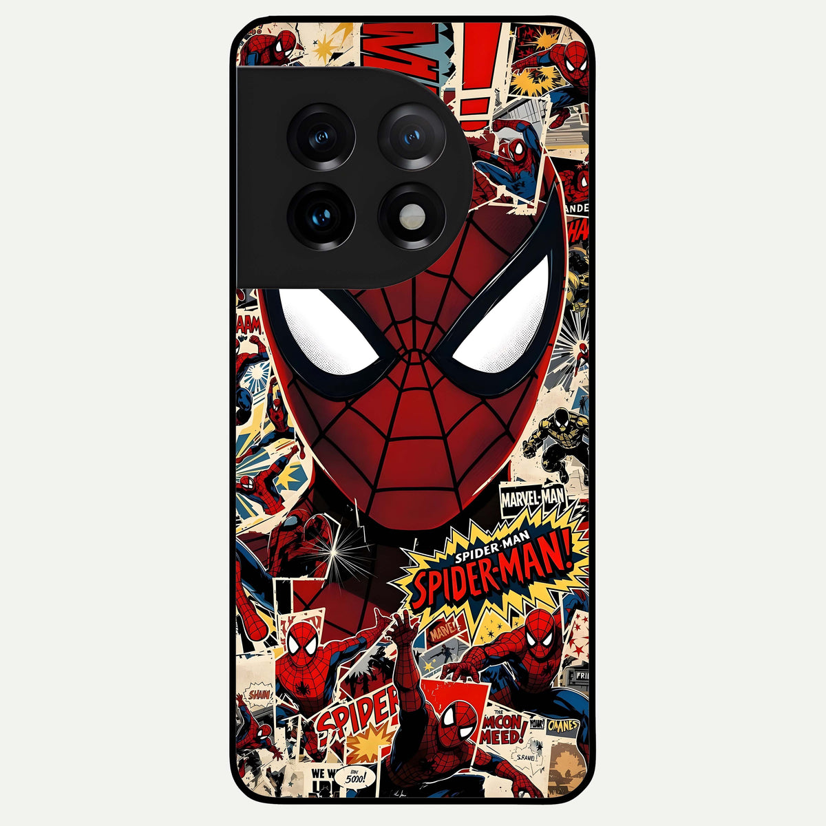  Aesthetic Wonder Spider Glass Case For OnePlus 11 back cover – full design glossy printed glass finish