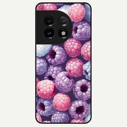  Berry Candy Pop Glass Case For OnePlus 11 back cover – full design glossy printed glass finish