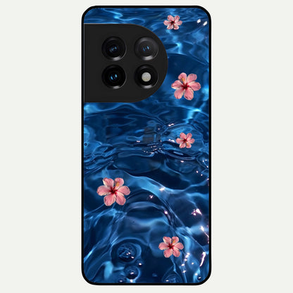  Bloom Thread Art Glass Case For OnePlus 11 back cover – full design glossy printed glass finish
