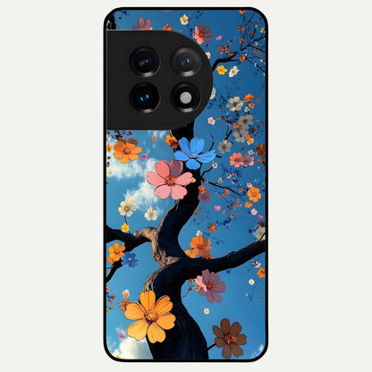  Blossom Dream Sky Glass Case For OnePlus 11 back cover – full design glossy printed glass finish