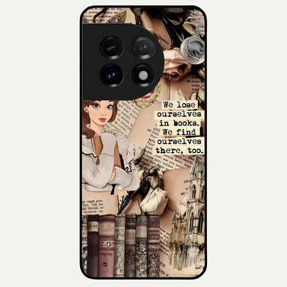  Bookish Dream World Glass Case For OnePlus 11 back cover – full design glossy printed glass finish