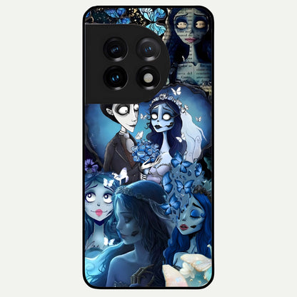  Butterfly Ghost Soul Glass Case For OnePlus 11 back cover – full design glossy printed glass finish