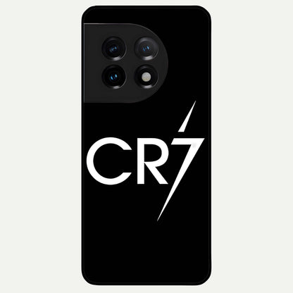  CR7 Elite Strike Glass Case For OnePlus 11 back cover – full design glossy printed glass finish