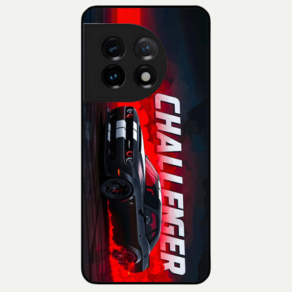  Crimson Challenger Fury Glass Case For OnePlus 11 back cover – full design glossy printed glass finish