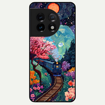  Digital Art Glass Case For OnePlus 11 back cover – full design glossy printed glass finish