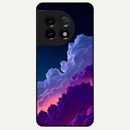  Dreamy Cloud Skies Glass Case For OnePlus 11 back cover – full design glossy printed glass finish
