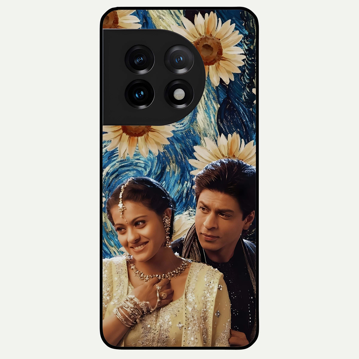  Eternal Love Story Glass Case For OnePlus 11 back cover – full design glossy printed glass finish