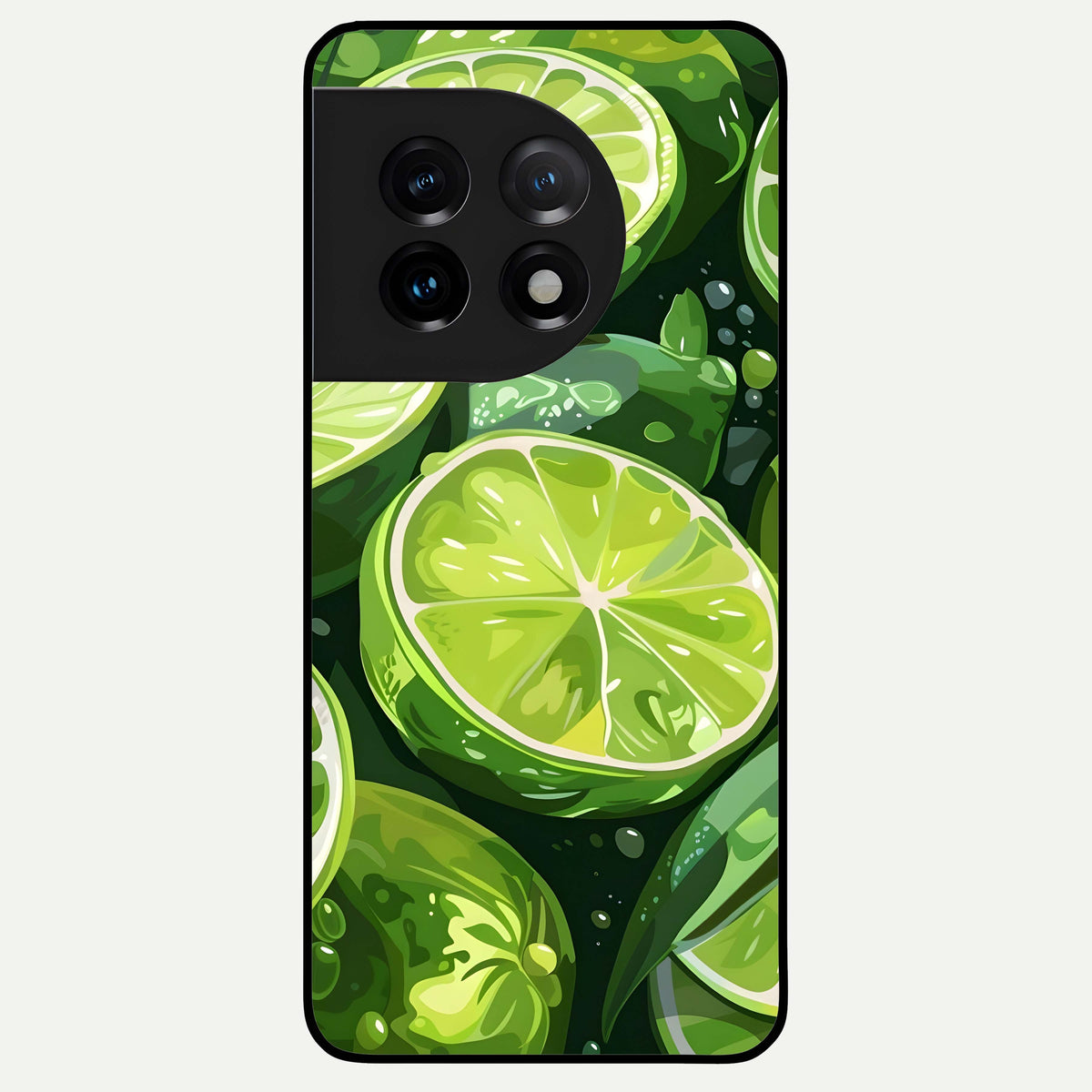  Green Kawasaki Glass Case For OnePlus 11 back cover – full design glossy printed glass finish