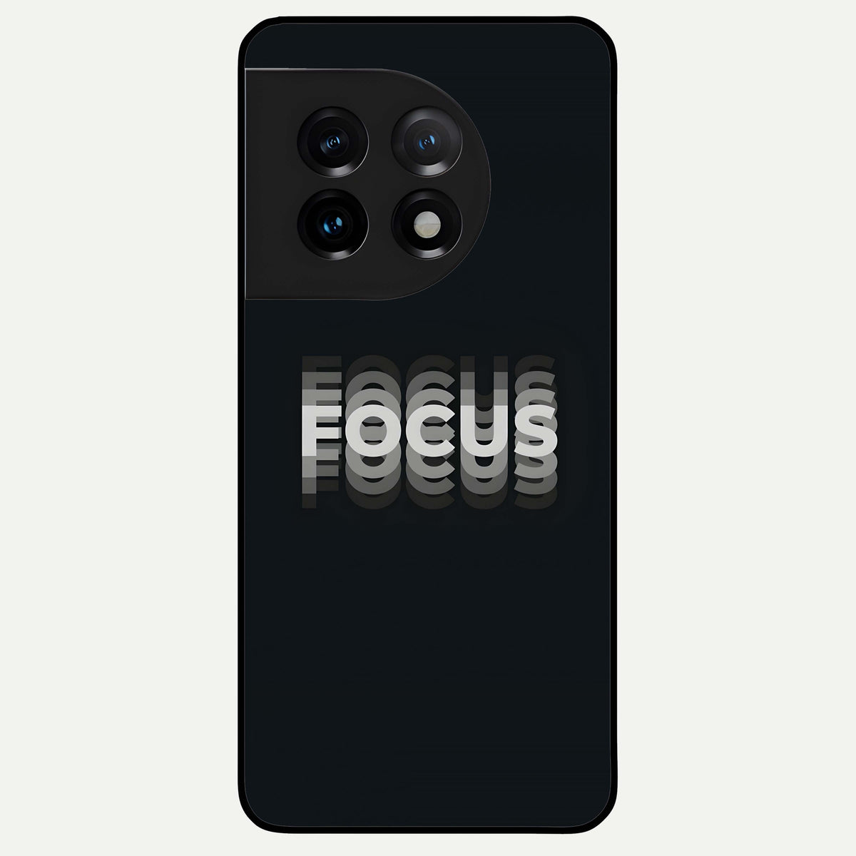  Mono Focus Vision Glass Case For OnePlus 11 back cover – full design glossy printed glass finish