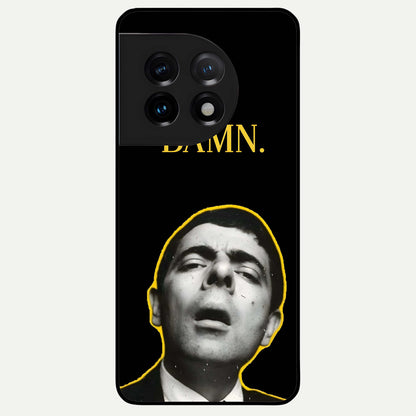  Mr Bean Damn Glass Case For OnePlus 11 back cover – full design glossy printed glass finish